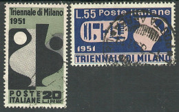 Italy 1951 Year, Used Stamps , Michel # 839-40 - 1946-60: Oblitérés