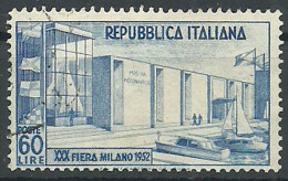 Italy 1952 Year, Used Stamp , Michel # 859 - 1946-60: Oblitérés