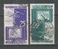 Italy 1954 Year, Used Stamps , Michel # 908-09 - 1946-60: Usados