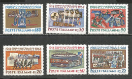 Italy 1968 Year, Mint MNH(**) Stamps , Michel # 1283-88 - 1961-70:  Nuevos