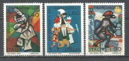 Italy 1974 Mint MNH(**) Stamps  Michel # 1473-75 - 1971-80: Nieuw/plakker