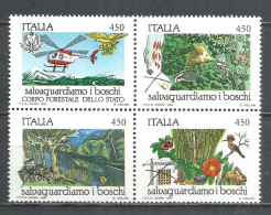 Italy 1984 Year, Mint MNH(**) Stamps , Michel # 1879-82 Vb. - 1981-90:  Nuevos