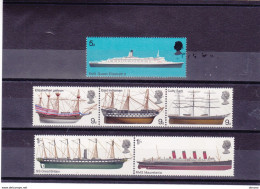 GB 1969  BATEAUX Yvert 549-554 Se Tenant NEUF** MNH Cote : 4,50 Euros - Neufs