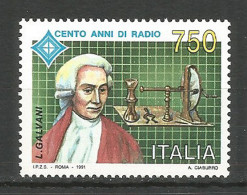 Italy 1991 Mint MNH(**) Stamp  Michel # 2191 - 1991-00: Nieuw/plakker