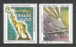Italy 1991 Mint MNH(**) Stamps  Michel # 2188-89 - 1991-00: Nieuw/plakker