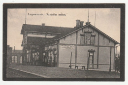 Finlande - Lappeenranta - Rautatien Asema - Train Station - Old Pc 1910s - Finlande