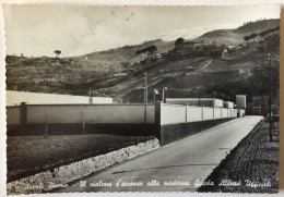 1953 ASCOLI PICENO IL VIALONE D'ACCESSO ALLA MODERNA SCUOLA ALLIEVI UFFICIALI - Ascoli Piceno