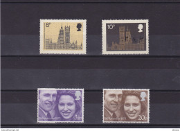 GB 1973  Yvert 695-696 + 700-701 NEUF** MNH Cote 4 Euros - Unused Stamps