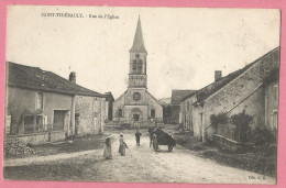 SAS0274  CPA  SAINT-THIEBAULT    (Haute-Marne)   Rue De L'Eglise  ++++++ - Andere & Zonder Classificatie