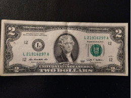 2US-$ Note Federal Reserve - 2009 San Francisco - Federal Reserve Notes (1928-...)