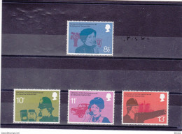 GB 1976 TELEPHONE Yvert 786-789 NEUF** MNH Cote 3 Euros - Ongebruikt