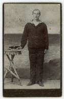 POLA  1910. Ca. Sailor  Vintage Cdv Photo - Oud (voor 1900)