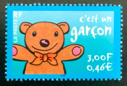 2001 FRANCE N 3377 C’EST UN GARÇON - NEUF** - Unused Stamps