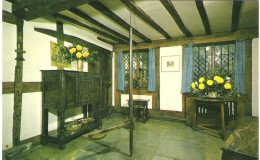 THE KITCHEN, SHAKESPEAR'S BIRTH PLACE, STRATFORD-UPON-AVON, WARWICKSHIRE, ENGLAND.. UNUSED POSTCARD Ms2 - Stratford Upon Avon