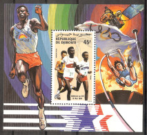 DJIBOUTI Olympic Games-84,space  S/Sheet  MNH - Other & Unclassified