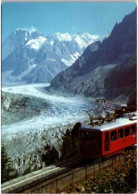 CHAMONIX. -  Mer De Glace Et Chemin De Fer à Crémaillère Du Montenvers   .   Cachet Poste Septembre 1983 - Chamonix-Mont-Blanc