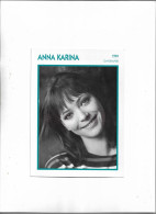 Portrait De Star De Cinéma Anna Karina - Non Classés