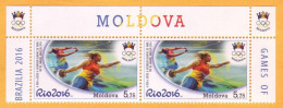 2016  Moldova Moldavie Sports, Athletics, Discus Throw, Summer Olympics. Brazil. Rio De Janeiro 2v Mint - Verano 2016: Rio De Janeiro