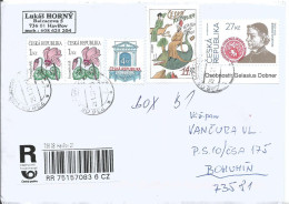 R Envelope Czech Republic Marco Polo And G. Dobner, Historian Used In 2021 Whale - Other & Unclassified