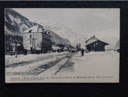 CPA  BOURG D'OISANS  Hôtel De L'Oberland - Bourg-d'Oisans