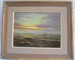 COSTENOBLE August Schilderij O/P Peinture HSP Painting MARINE Zeezicht Zee Kust Brugse School Brugge Brugse Kring 46 - Olii