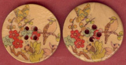 ** BOUTONS  OISEAUX  PAPILLON ** - Buttons