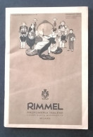 03922 "RIMMEL PROFUMERIA INGLESE-MILANO . CATALOGO SEMESTRALE NR 6 - FEBBRAIO 1923" CATALOGO PUBBL.ORIG - Werbung