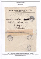 DDGG 051 -  Enveloppe En Franchise De HONDSCHOOTE (pas De Cachet) Vers LA HAYE NL 1915 - Bande De Censure Rare - Oorlog 1914-18