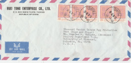 Taiwan Old Cover Mailed To USA - Storia Postale