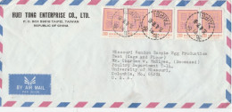 Taiwan Old Cover Mailed To USA - Covers & Documents