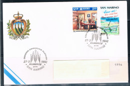 SAN MARINO 1992 - Expo Filatelico " Milanofil 92", Annullo Speciale. - Briefmarkenausstellungen