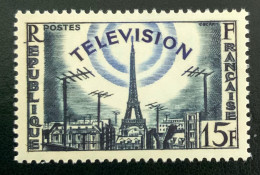 1955 FRANCE N 1022 TÉLÉVISION - NEUF** - Unused Stamps