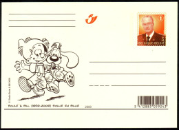 Belgique -entiers Postaux -cartes Illustrées N°107/1 BOULE Et BILL(1959-2009) #(avec 1 Pour Indiquer L'échelle Du Port) - Comics