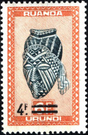 RUANDA-URUNDI, ARTE INDIGENA, 1949, NUOVI (MNH**) Mi:RW-U 130, Scott:RW-U 111, Yt:RW-U 174 - Ungebraucht