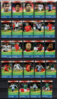 Gambia 2010 Football Soccer World Cup Set Of 24 + 4 S/s MNH - 2010 – Afrique Du Sud