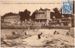 44. PORNIC. Gourmalon. La Plage Et Casino De La Source De La Société Des 'Flots' - Pornic