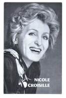 NICOLE CROISILLE - Publicité Pour La Sortie D'un Disque 45 Tours S02 - Production Norbert Saada - Photo H. Léonard - Werbung