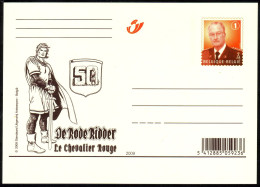 Belgique -entiers Postaux -cartes Illustrées N°107/3 LE CHEVALIER R(1959-2009) #(avec 1 Pour Indiquer L'échelle Du Port) - Stripsverhalen