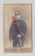 Photo CDV Eugène De Paris Toulon Officier Médaille Sabre Uniforme à étudier - Guerra, Militares