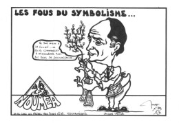 "LES FOUS DU SYMBOLISME" LARDIE Jihel Tirage 100 Ex. Caricature Jacques LAFLEUR Franc-maçonnerie Nouvelle Calédonie CPM - Neukaledonien