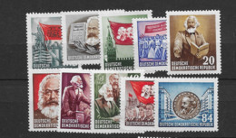 1953 MNH DDR Mi 344-53 Postfris** - Nuevos