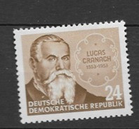 1953 MNH DDR Mi 384 - Ungebraucht