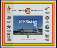 E0181 GRENADA 2000, SG MS4033 West Indies Cricket Tour & 100th Lord's Test Match,  MNH - Grenada (1974-...)