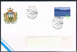 SAN MARINO 1992 - Expo Filatelico  " Viareggio 92", Annullo Speciale. - Philatelic Exhibitions