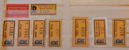 Austria Small Lot Vintage Registered Labels R Labels - Verzamelingen