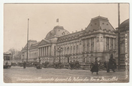 Bruxelles - Les Canons Allemands Devant Le Palais Du Roi - Superbe Carte Photographique - Edit. M. Marcovici - Feste, Eventi