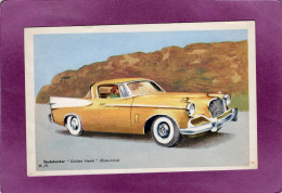 Automobile Studebacker " Golden Hawk " ( États Unis )  Carte Chocolats TOBLER - Passenger Cars