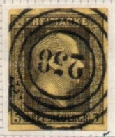 ALTDEUTSCHLAND , PREUSSEN, 1850, MI 4, 3 SGR, KÖNIG FRIEDRICH WILHELM LV, GESTEMPELT, OBLITERE 258 Köln - Usados