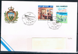 SAN MARINO 1992 - Expo Filatelico "Vastophil '92", Annullo Speciale. - Philatelic Exhibitions