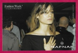 CPM.   NAF NAF.   Mode.   Fashion Week.    Postcard. - Publicidad